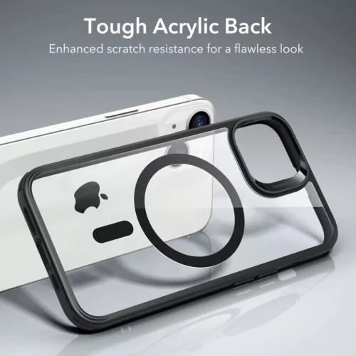  iPhone 14 Plus átlátszó/fekete ESR CH HaloLock MagSafe tok-4894240160749 2 kép