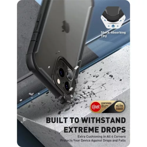 iPhone 14 Pro Max Supcase Iblsn Ares tok fekete-843439119819 2 kép