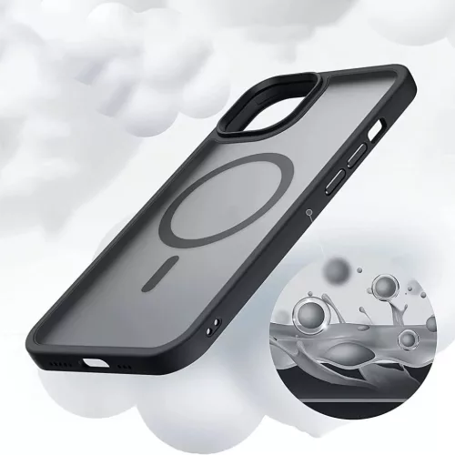 iPhone 14 Plus Tech-Protect Magmat Magsafe Tok fekete/átlátszó-9589046925535 5 kép