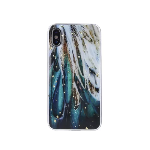Xiaomi Redmi 10C 4G Gold Glam tok Feathers-5907457704787 3 kép