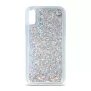 Realme C11 2021/C20 Liquid Sparkle folyékony flitteres tok ezüst-5900495021748 5 kép