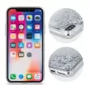 Realme C11 2021/C20 Liquid Sparkle folyékony flitteres tok ezüst-5900495021748 6 kép