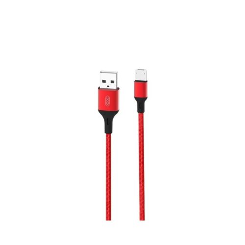 XO NB143 USB - microUSB kábel 1 m 2,4A piros-6920680870677 2 kép