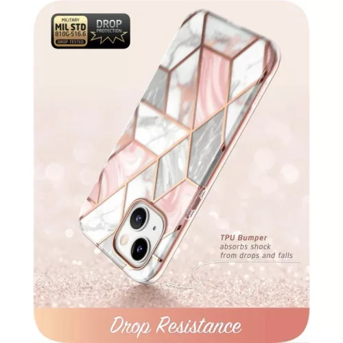 iPhone 14 Plus Supcase Cosmo Márvány mintás tok-843439119406 1 kép