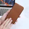 iPhone 14 Plus Dux Ducis Skin X2 mágneses fliptok barna-6934913034521 9 kép