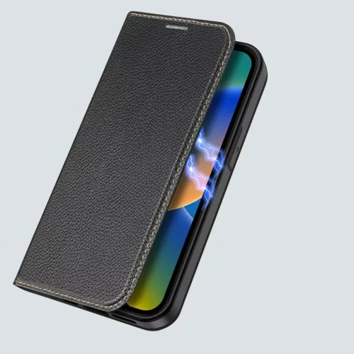 iPhone 14 Pro Dux Ducis Skin X2 mágneses fliptok fekete-6934913034538 3 kép