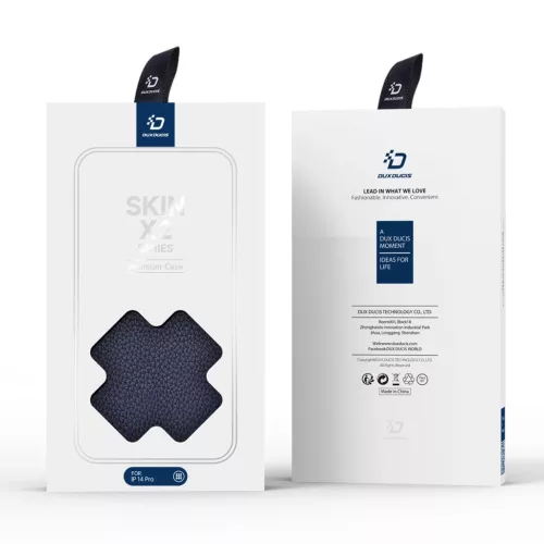 iPhone 14 Pro Dux Ducis Skin X2 mágneses fliptok kék-6934913034545 8 kép