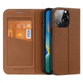 iPhone 14 Pro Dux Ducis Skin X2 mágneses fliptok barna-6934913034552 6 kép