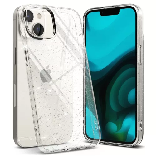 iPhone 14 Plus Ringke Air ultravékony TPU gél tok flitteres átláts-8809881263380 2 kép