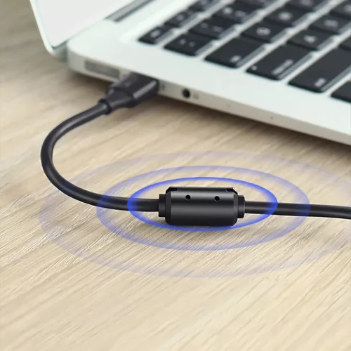 Ugreen 5 tűs aranyozott USB - mini USB kábel 0,5 m fekete (US132)-6957303813544 7 kép