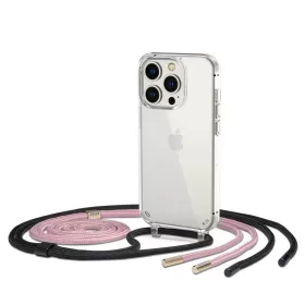 iPhone 14 Pro Max Tech-Protect FlexAir Chain tok fekete/rózsaszín-9589046925283 4 kép