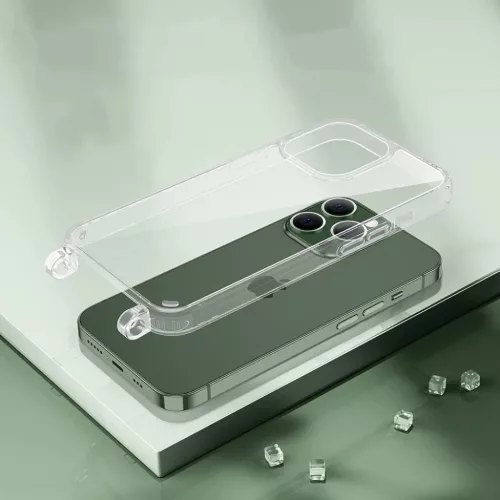 iPhone 14 Pro Max Tech-Protect FlexAir Chain tok fekete/rózsaszín-9589046925283 5 kép