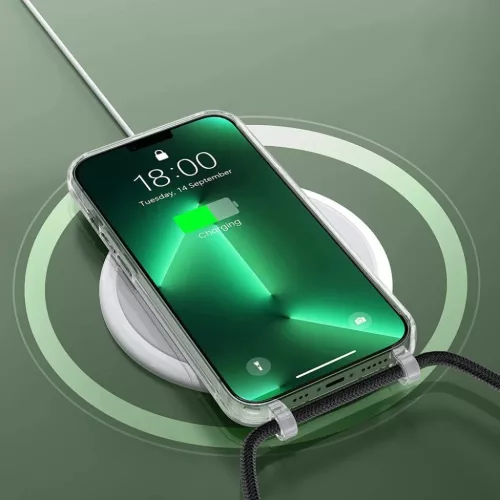 iPhone 14 Pro Max Tech-Protect FlexAir Chain tok fekete/rózsaszín-9589046925283 7 kép