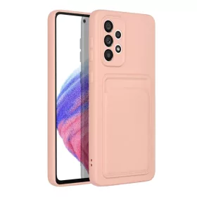 Samsung Galaxy A33 5G Forcell Card tok kártya tárolóval rózsaszín-5903396153792 1 kép