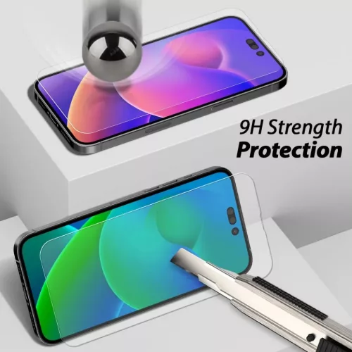 iPhone 14 Pro/15 Whitestone EZ Glass 3db kijelzővédő üvegfólia-8809365407170 2 kép