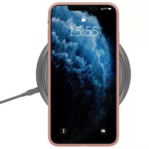 iPhone 14 3MK matt szilikon tok licsi-5903108476485 2 kép