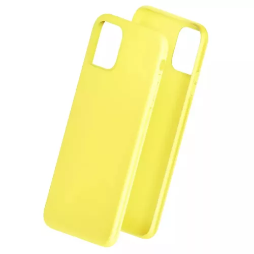iPhone 14 Plus 3MK matt szilikon tok citromsárga-5903108476614 1 kép
