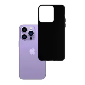 iPhone 14 Pro Max 3MK matt szilikon tok fekete-5903108476881 5 kép