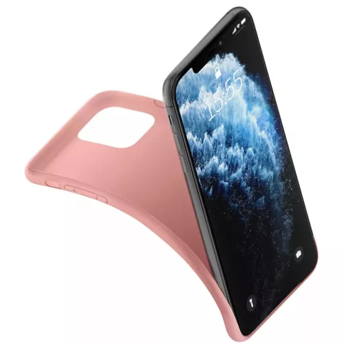 iPhone 14 Pro Max 3MK matt szilikon tok licsi-5903108476928 5 kép