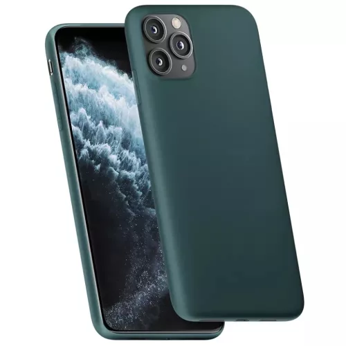 iPhone 14 Pro Max 3MK matt szilikon tok zöld-5903108476911 4 kép