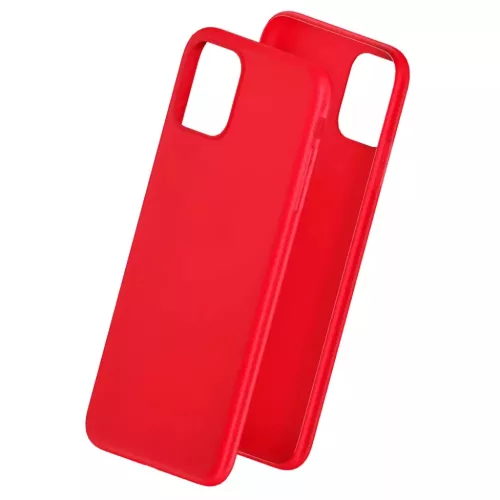 iPhone 14 Pro Max 3MK matt szilikon tok piros-5903108476935 2 kép