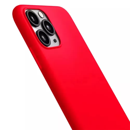iPhone 14 Pro 3MK matt szilikon tok piros-5903108476782 7 kép