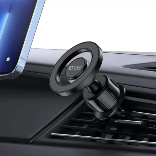 Tech-Protect N51 mágneses autós telefontartó szellőzőrácsra feke-9589046925801 5 kép