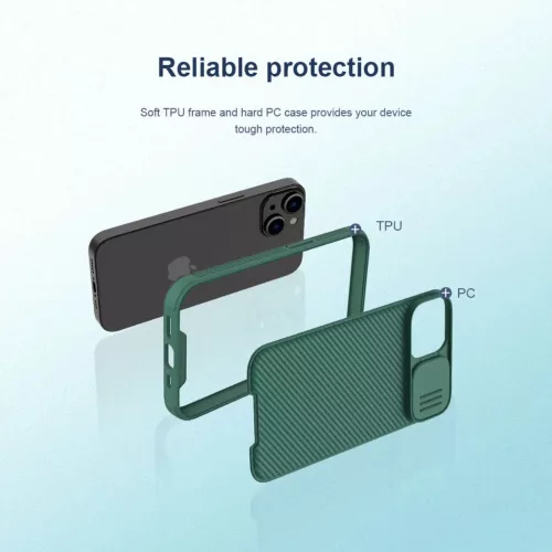 iPhone 14 Plus Nillkin CamShield Pro tok fekete-6902048248359 4 kép