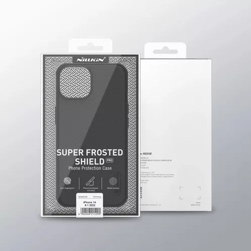 iPhone 14 Plus Nillkin Super Frosted Pro tok kék-6902048248144 7 kép