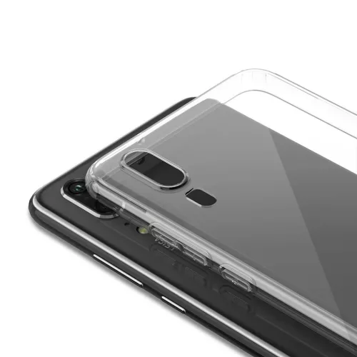 IPAKY Effort TPU tok és kijelzővédő Huawei Y7 áttetsző kialakít-6933345210473 3 kép