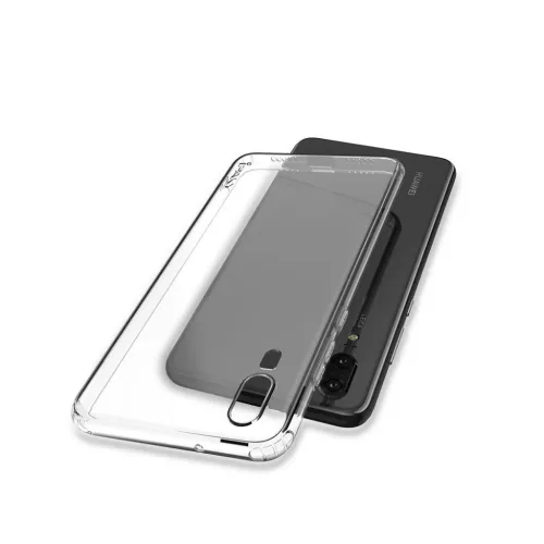 IPAKY Effort TPU tok és kijelzővédő Huawei Y7 áttetsző kialakít-6933345210473 5 kép