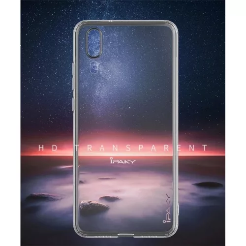 IPAKY Effort TPU tok és kijelzővédő Huawei Y7 áttetsző kialakít-6933345210473 7 kép