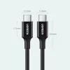 Ugreen töltő- és adatkábel USB Type C - USB Type C PD 100W 5A 2m f-6957303865529 1 kép