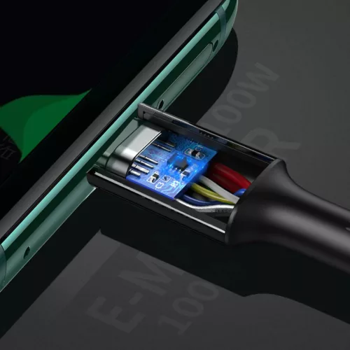 Ugreen töltő- és adatkábel USB Type C - USB Type C PD 100W 5A 2m f-6957303865529 3 kép