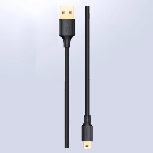 Ugreen 5 tűs aranyozott USB kábel - mini USB 0.25 m fekete (US132)-6957303813537 10 kép