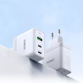 Duzzona 3 portos GaN hálózati töltő adapter 2 x USB Type C + USB 6-6934913042472 2 kép
