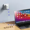 Duzzona 3 portos GaN hálózati töltő adapter 2 x USB Type C + USB 6-6934913042472 3 kép