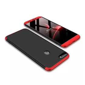 360 Több részes tok Huawei Y7 fekete/ezüst-7426825356581 2 kép