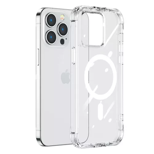 iPhone 14 Plus Joyroom Defender mágneses tok támasztékkal, átláts-6956116730598 7 kép