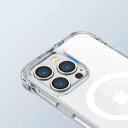 iPhone 14 Plus Joyroom Defender mágneses tok támasztékkal, átláts-6956116730598 9 kép