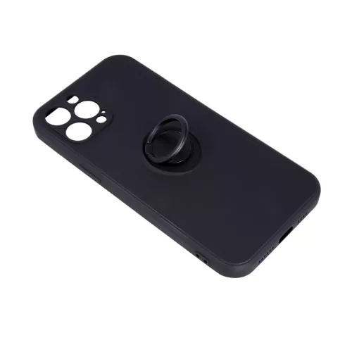 Xiaomi Poco X4 Pro 5G Szilikon tok hátlapi gyűrűvel fekete-5900495003768 7 kép