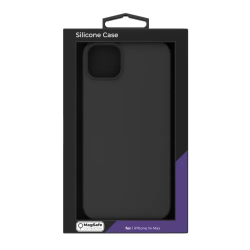 iPhone 14 Plus Next One MagSafe-kompatibilis szilikontok fekete-6427157004028 2 kép