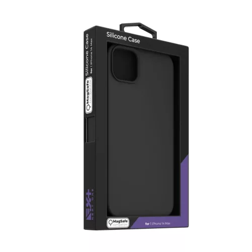iPhone 14 Plus Next One MagSafe-kompatibilis szilikontok fekete-6427157004028 6 kép