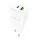 Borofone BN7 hálózati töltő adapter USB+Type C QC 3.0 PD 20W fehér