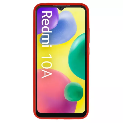 Xiaomi Redmi 10A Vennus Szilikon Lite Tok piros-5900217941699 4 kép