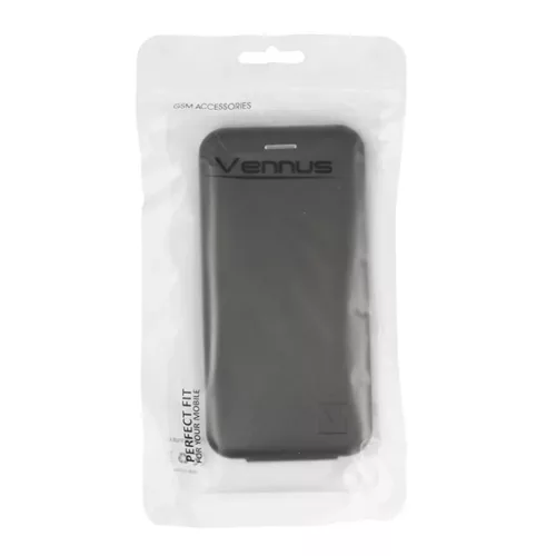 iPhone 14 Pro Vennus Flexi Book Elegance fliptok fekete - Függőleges-5900217949305 1 kép