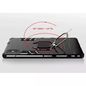 iPhone 14 Plus Ring Armor tok kihajtható támasszal fekete-5900217950240 1 kép