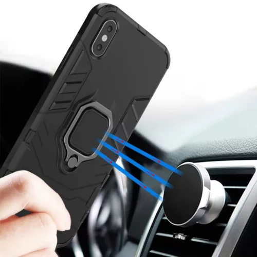 iPhone 14 Plus Ring Armor tok kihajtható támasszal fekete-5900217950240 2 kép