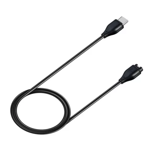 Garmin Fenix 5/6/7 Tactical USB-C töltő- és adatkábel fekete-8596311187070 5 kép
