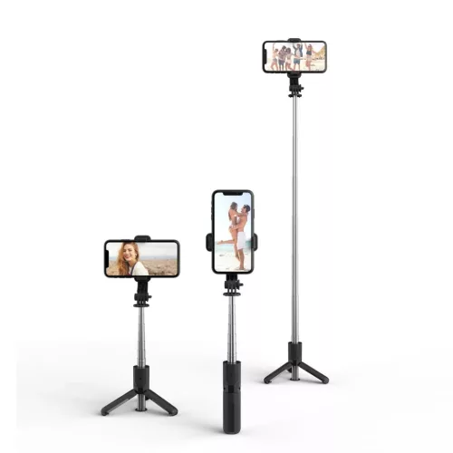 Tech-Protect L02S tripod selfie bot fekete-9490713937099 5 kép